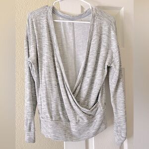 Zella open wrap sweater